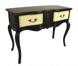 beautiful two tone French inspired three Drawer hall table 