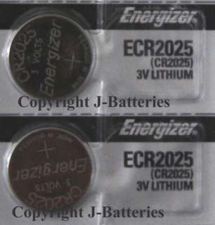 PCs CR2025 Energizer Batteries  