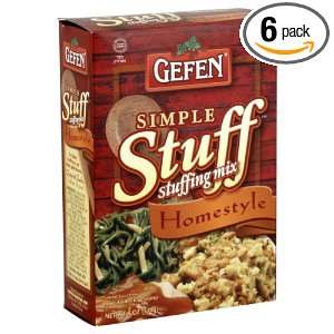 Gefen Stuffing Mix Homestyle, 6 Ounce (Pack of 6)  Grocery 