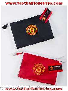 Football Wash Bags Manchester United Black Red Father  