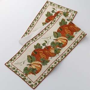  Pumpkin Tapestry Table Runner (13 x 72) 