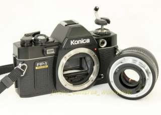 Konica FP 1 Program Camera Body & Strap + Konica Hexanon AR 50mm F1.8 
