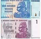 and $100 Hundred Trillion Zimbabwe Dollars UNC One &