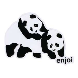 ENJOI Piggyback Panda Sticker 175577125  stickers  