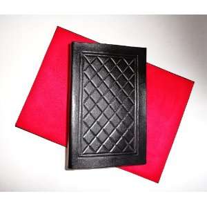   Leather Cover Case for Kindle Fire, Red Lining, By Kindlenook Covers