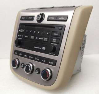 Cd player 2006 nissan murano #8