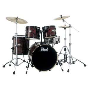  Pearl Vision VSX925S/B436 Drum Kit, Strata Red (Cymbals 