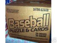 1989 DONRUSS baseball WAX CASE 20 box 12,960 cards L@@K  