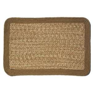     Light Brown Band   Rectangle Braided Rug (2 x 3): Home & Kitchen