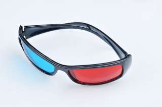 New 1x plastic red blue 3D glasses for 3D movie/game  