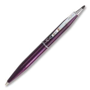   Ballpoint Pen,Ink Color: Black   Barrel Color: Violet   1 Each: Office