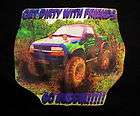 Chevy Mud Trucks T shirt 4x4 offroad Large offroad bogger mudder