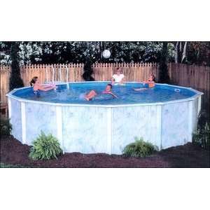  Lomart Lakeshore Oval Above Ground Pool Package 52 Deep 