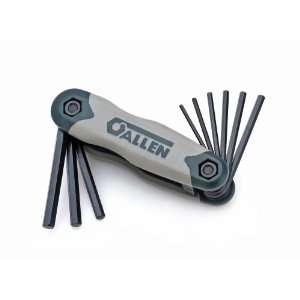  ALLEN Brand 9 Piece Fold up Hex Key Wrench Set   Inch, up 