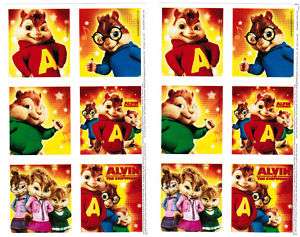 Sheets Alvin & The Chipmunks Scrapbook Stickers  