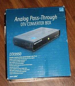 Digital Stream Analog Pass through DTV Converter Box  