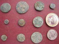10 ANCIENT GREEK BRONZE UNSEARCHED COINS 809  