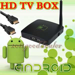 TV BOX Android 2.3 1080P HDMI Media Player Internet HDTV WIFI Google 