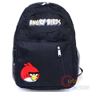 Angry Birds Black Bird School Backpack / Bag 17in Large  
