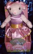 Angelina Ballerina Poseable 13 Plush with Alices Present DVD