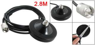 Dia Magnetic Base Antenna Mount w UHF Connector  