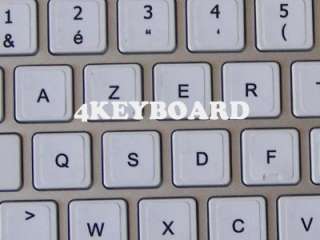 MAC FRENCH AZERTY STICKERS WHITE COLOR OF BACKGROUND  