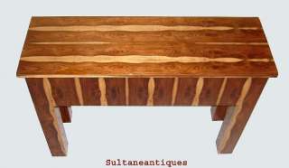 Large EXOTIC Rosewood Art Deco Sofa table  