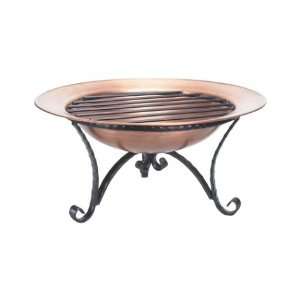  Astonica Copper Outdoor Fire Pit with Dome Patio, Lawn 
