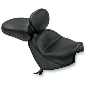 Mustang Wide Touring Seat with Driver Backrest   Vintage / Front Width 