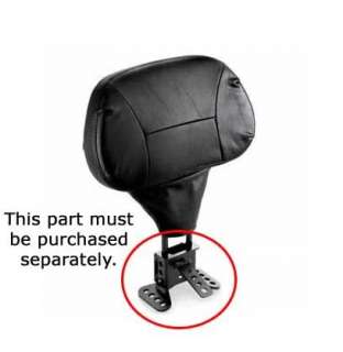   separate purchase of model specific Rider Backrest Hardware Kit