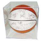 SQUARE CLEAR CUBE FULL SIZE NBA BASKETBALL DISPLAY CASE HOLDER  