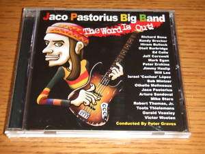 NEW Jaco Pastorius Big Band The Word Is Out CD PROMO 053361311025 