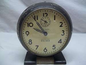 Antique Old Early Westclox Big Ben Loud Alarm Clock S4 D A 1 For 