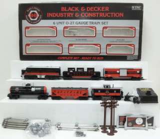 Line K1520 Black & Decker 6 Unit O27 Train Set EX/Box  
