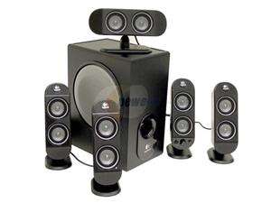    Logitech X 530 70 watts RMS 5.1 Black Speaker System 