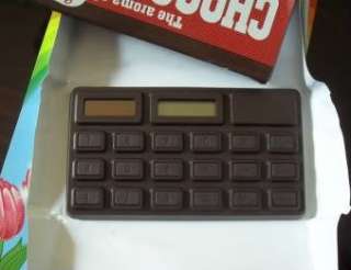 New Solar Powered Chocolate Bar Calculator Novelty Gift  