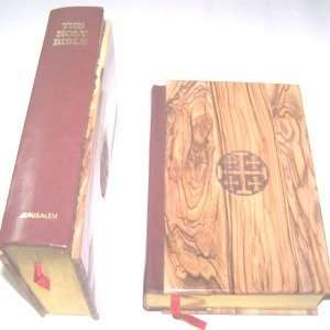    The Holy Bible (Catholic) with Olive Wood Cover