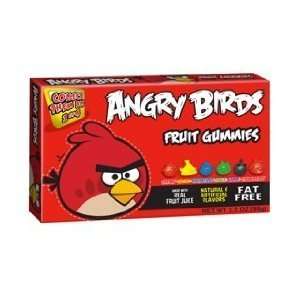   ANGRY BIRDS FRUIT GUMMIES RED BIRDS, PACK OF 12 BOXES 