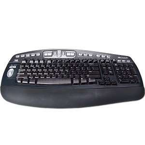   Microsoft Wireless Keyboard & Optical Mouse (Black/Gray) Electronics