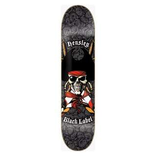  Black Label Skateboards Hensley Cranium Deck  8.25 