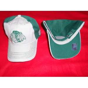 Chicago Blackhawks Hat Cap Authentic NHL Hockey Brand New Reebok Green 