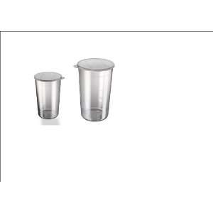   Blender Beaker Set   400 mL & 600 mL   w/Lids