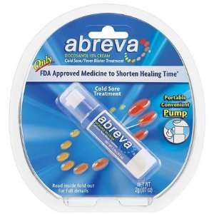 Abreva Cold Sore/Fever Blister Medication Pump 0.07 oz 