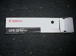NEW Canon GPR 10 Toner   Black  