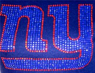   NY Giants BLING Sparkle Jersey Tee Tshirt Tank Top Long Sleeve  