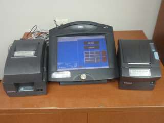 TEC FS 3600 Restaurant Touchscreen Cash Register Point of Sale w/ Two 
