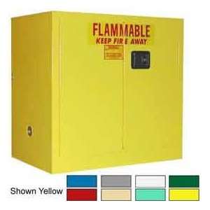   30 Gallon Sliding Door, Flammable Cabinet Gray 