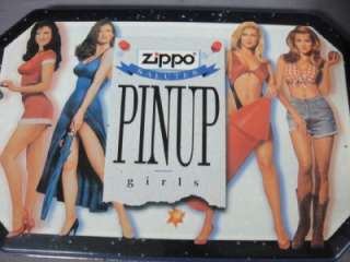 VINTAGE ZIPPO 1996 PINUP GIRLS 4 CIGARETTE LIGHTERS BOXED SET #44 