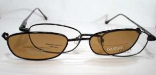 GUESS POLARIZED eyeglass eyewear Frame CLIP 115 BLACK  