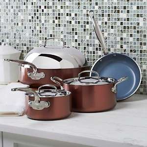   Copperfused Hard Anodized 7 Pc Special Ed Glamour Cookware  